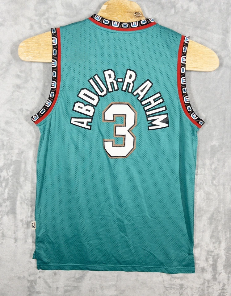 Vintage Stitched Adidas Vancouver Grizzlies Abdur-Rahim Jersey Mens Large - Image 2 of 4