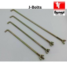 All Size Bright Zinc J-Bolt Battery Holder Car Truck Van UK