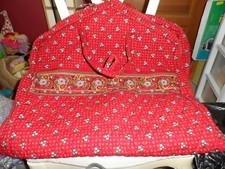 Vera Bradley garment bag in retired Provencial Red pattern