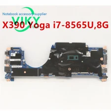 02HM791 For Lenovo Thinkpad X390 Yoga Motherboard Mainboard i7-8565U 8G