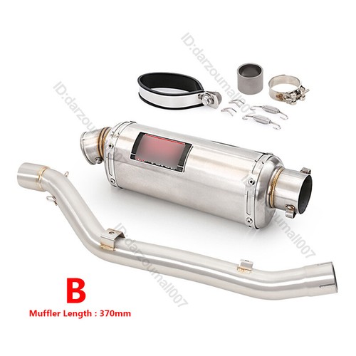 Slip For Suzuki DRZ400S DRZ400SM 2000-2024 Exhaust Middle Link Pipe Tail Muffler - Bild 4 von 12