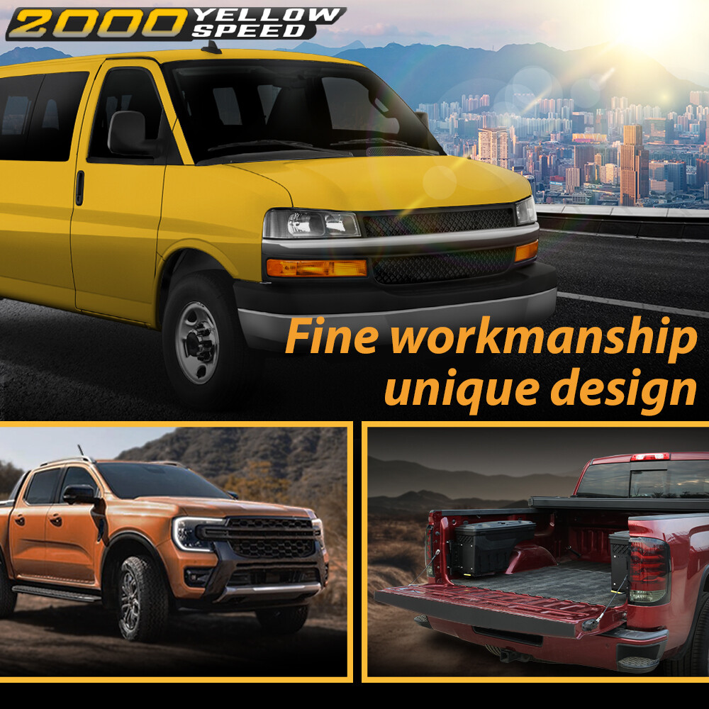 Fit For 96-17 Chevy GMC Express Left&Right Side Windshield Wiper Cowl Vent Cover