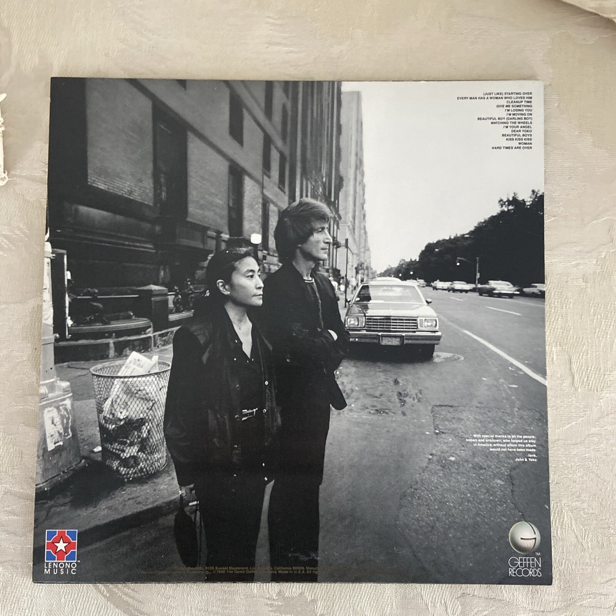 John Lennon/Yoko Ono 'Double Fantasy' Vinyl LP 1980 Goldisc