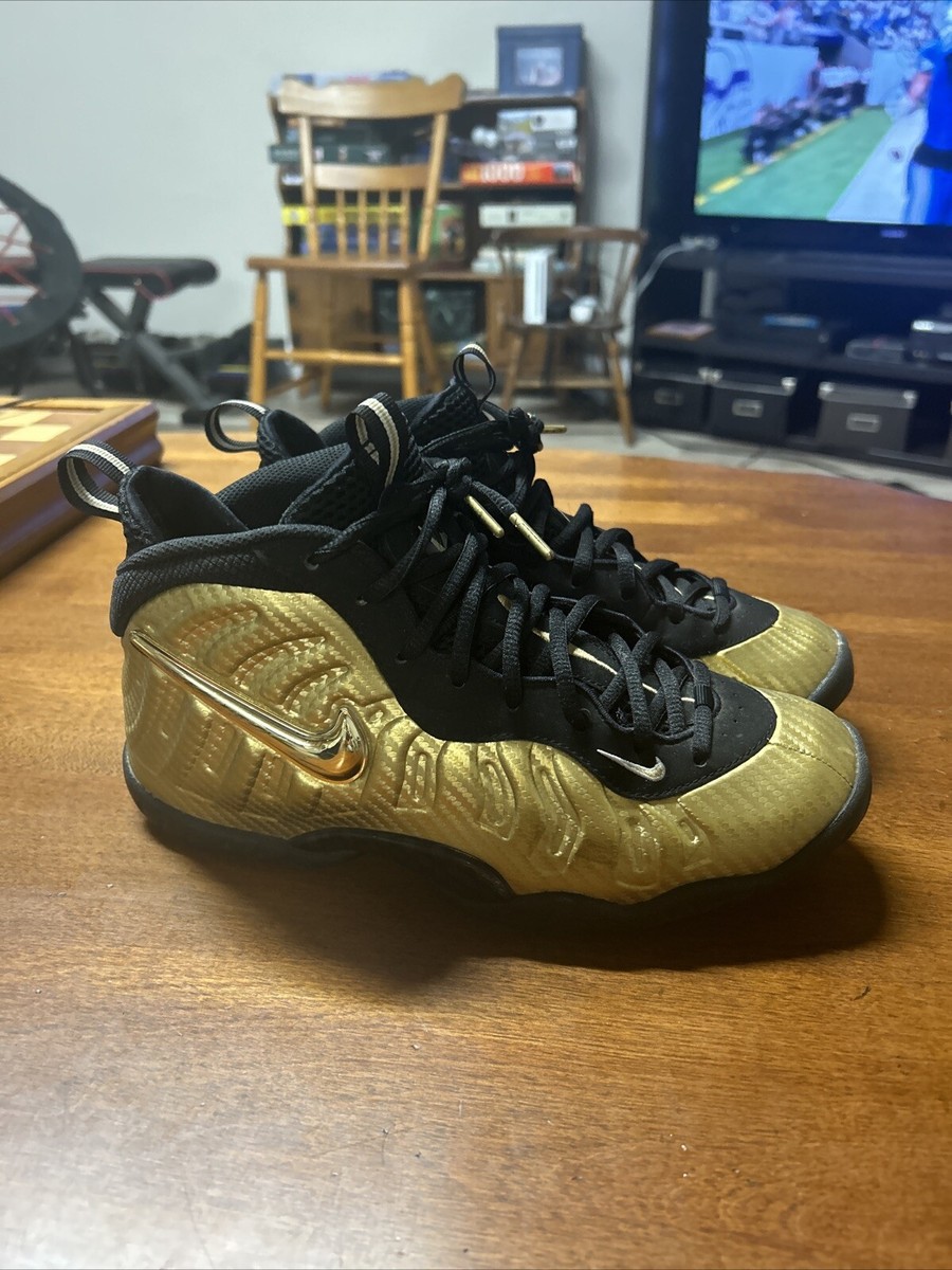Nike Foamposite Pro GS “Metallic Gold” Size 7y Foamposite 644792