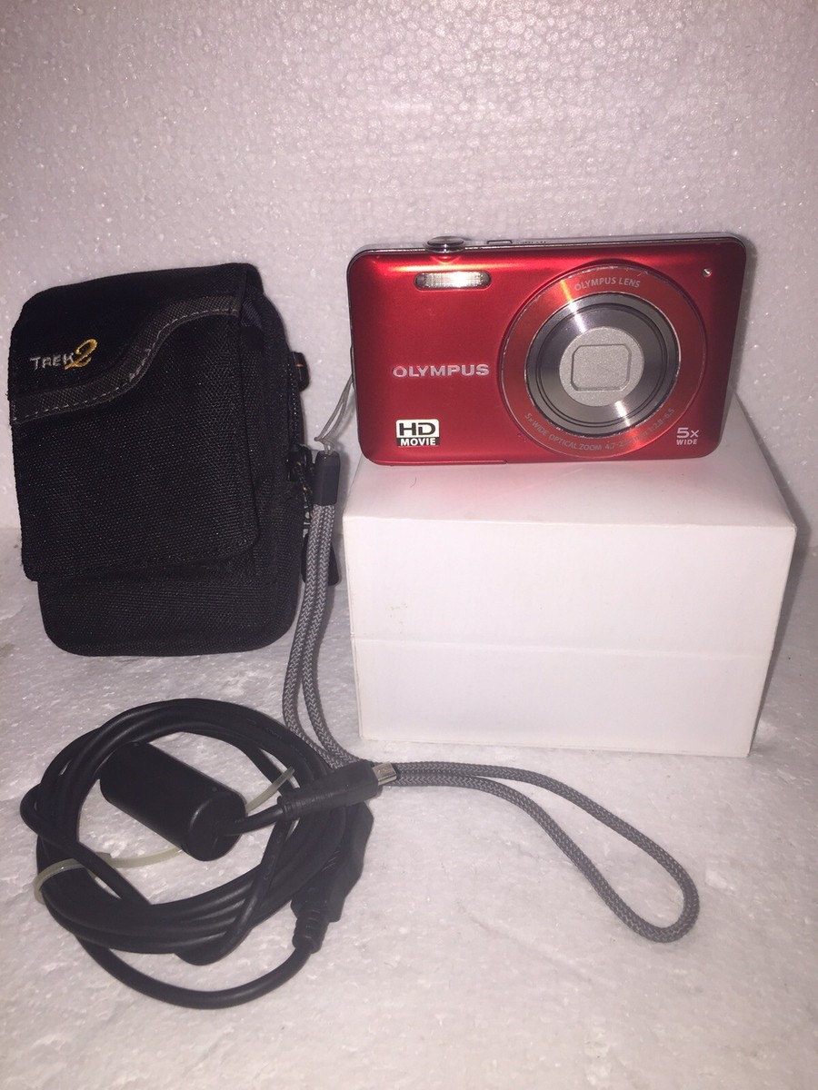 Olympus Digital Camera VG-120 14.0MP Red Tested | eBay UK