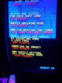 Sega Coin-op Arcade Frogger PCB board repair and refurbish service