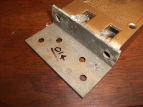 Extra strong Surface Rim Night Lock Latch w/Jamb Mount Keeper - Picture 9 of 9