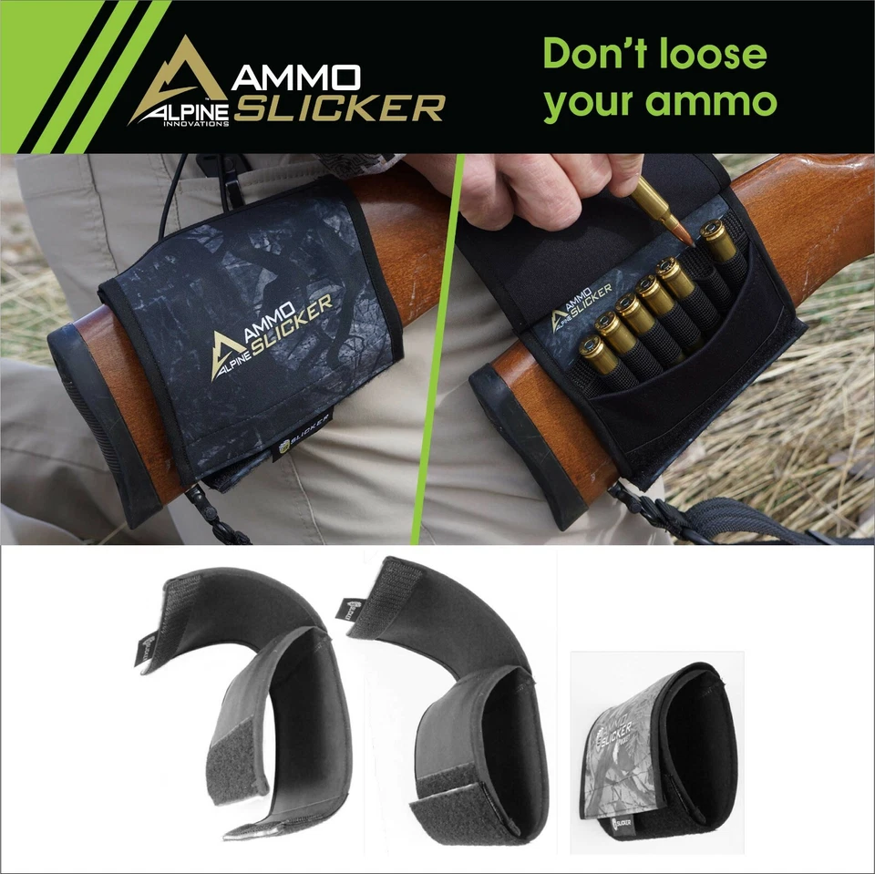 Alpine Ammo Slicker Butt-stock Rifle Cartridge holder w/dope sheet &EXT LG/SM - Image 3 of 4