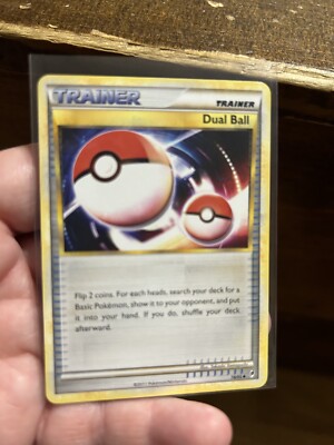 dual pokemon cards TRAINER- DUAL BALL search your deck for a Basic Pokemon card Top 9 Two-Sided "Pokmon" Legend