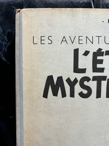 TINTIN - L'ETOILE MYSTERIEUSE - B1 - 1946 - papier épais - BE+ - Imagen 4 de 24