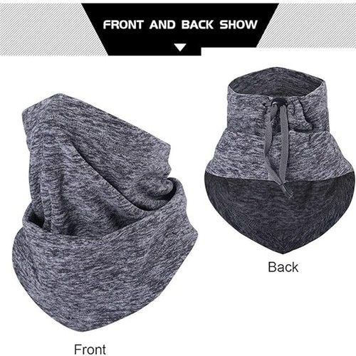 Polar Fleece Thermal Neck Warmer Gaiter Face Mask Snood Hat Scarf Winter Sports - Picture 8 of 25