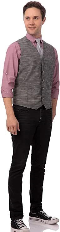 Chef Works Mens Fairfax Vest - Image 2 of 4