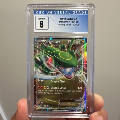 ポケモン 60 Pokemon TCG XY Roaring Skies - Rayquaza EX #60 - CGC 8 | eBay