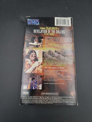 Doctor Who-Revelation of the Daleks-Colin Baker VHS Doctor Who-Revelation of the Daleks-Colin Baker VHS