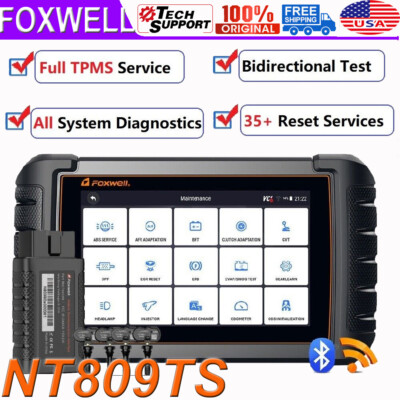 NT809TS All TPMS Services Bidirectional Scanner Full System Car OBD2 Diagnostic