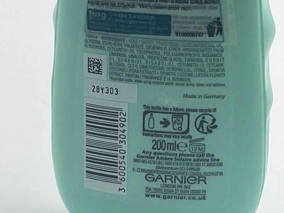 Garnier Ambre Solaire Hidratante Después del Sol 200 ml Foto 3 de 3