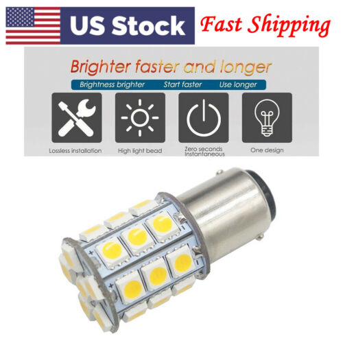 Blue Cabin Marine Boat Interior 27- SMD BA15D Light Bulbs 1004 1076 1142 US