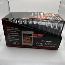 Ultra Pro One-Touch Thick Card 360pt Point Magnetic Card Holder, BOX of 12 total