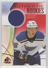 2024-25 Upper Deck SP Game Used Authentic Rookies Red Jersey Zachary Bolduc 1tj3