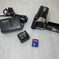 Working Panasonic Camcorder SDR-H80 Handheld 60GB HDD BLACK Battery Charger SD