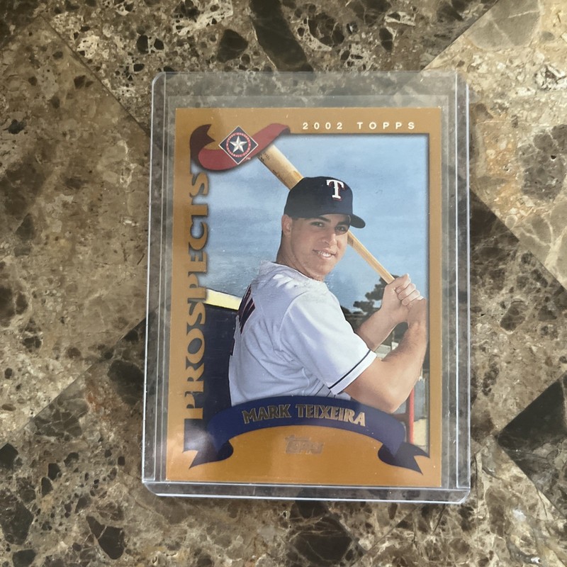 2002 TOPPS TRADED & ROOKIES #T169 MARK TEIXEIRA TEXAS RANGERS RC