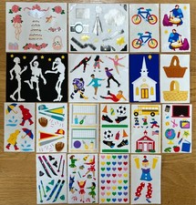 Vintage Mrs. Grossman's Sticker/Stickers LOT Mods Scrapbooking Modules Some HTF