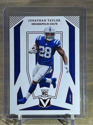 2020 Panini Chronicles Vertex Jonathan Taylor Red Foil RC #/199