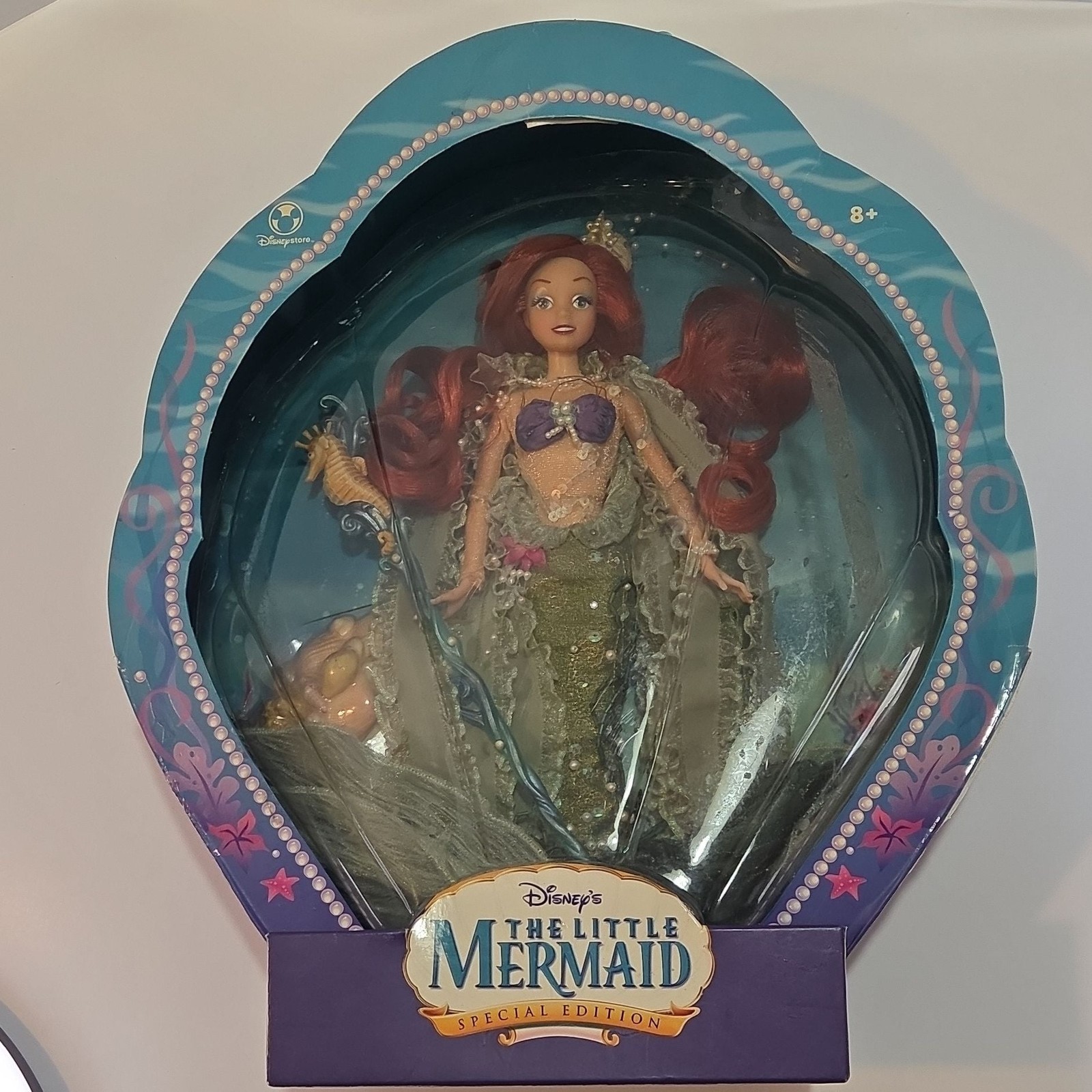 2006 The Little Mermaid ARIEL Doll Limited SPECIAL EDITION Shell Box #34334 - ba