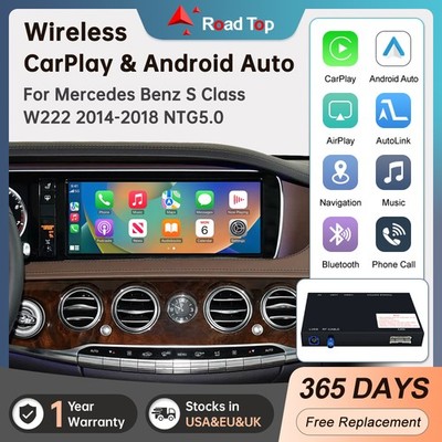 Roadtop Wireless Carplay Retrofit Kits For Benz S550 S63 AMG W222 NTG5.0 Module
