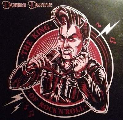 Donna Dunne   The King Of Rock 'N' Roll 12'EP  rockabilly psychobilly BLAC Vinyl