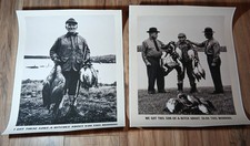 Vintage Duck Hunting Photo Print Set Funny I Got These Son A Bitches Wall Art..