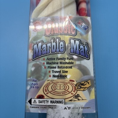 Vintage 2008 Channel Craft Classic Marble Mat, 14 Inch Marble Mat, 15 Marbles
