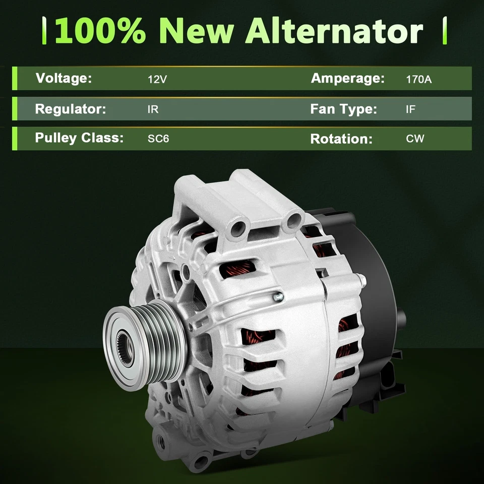 Alternator For BMW 525I 525XI 530I 530XI 2006 2007 06 07 11260 2542720F TG17C015 Foto 2 de 4