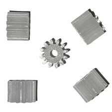 5 PLASTIC SCALEXTRIC PINION 12 TEETH GEARS 2 MM BORE 0.5 MOD 6.8 MM Dia 5mm High