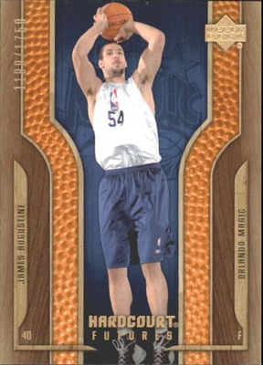 #ad #ad 2006 Upper Deck Hardcourt #125 James Augustine RC 1750 BSK $2.50