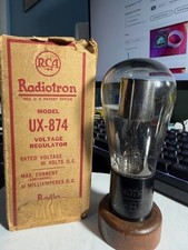 874 Electron Vacuum Tube New Globular RCA TV7 Tested Strong