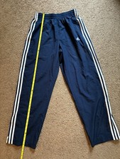 Vintage Y2K Unisex Small adidas Men's Track Pants Blue/White