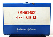 Vintage Wall Mount Johnson and Johnson First ...