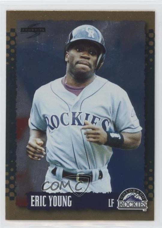 1995 Score Gold Rush Eric Young #71 gh4