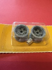 1 Pack Cox 1/24 Slot Car 9814 Ford Gt Rear Wheels With Gear Nut