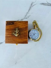 Elgin Vintage Pocket Watch   Antique Brass Collectible with Box, Gift