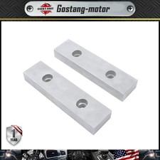 8" 2" 1" Soft Jaws Aluminum For 6" Vises 2 Pieces Machined Vise Jaws Reversible