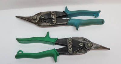 Wiss M1 & M2 Aviation Sheet Metal Snips Shears Left Right Cut USA Pair