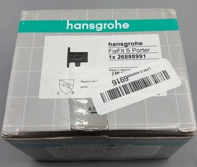hansgrohe 26888991 FixFit S Porter - Polished Gold Optic