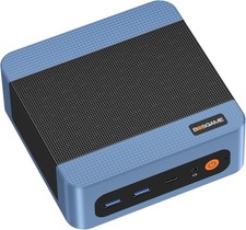 BOSGAME E5 Mini PC, AMD Ryzen 3 5300U 16GB DDR4 RAM, Up to 1TB M.2 SSD
