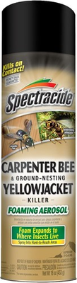 #ad Spectracide Carpenter Bee and Yellow Jacket Insect Killer 16 oz Foaming Aerosol $9.46