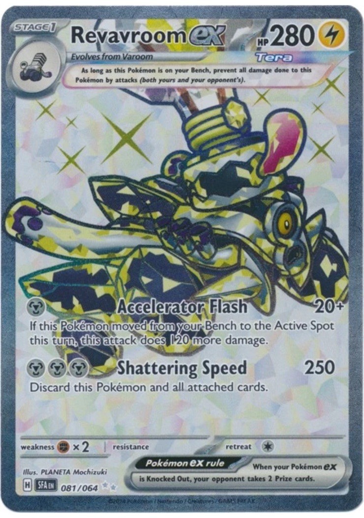 Revavroom ex - 081/064 Ultra Rare Holo NM Pokemon SV: Shrouded Fable