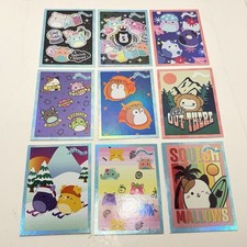 2025 Panini Squishmallow Mallow Styles Foil Lot Of 9 Used