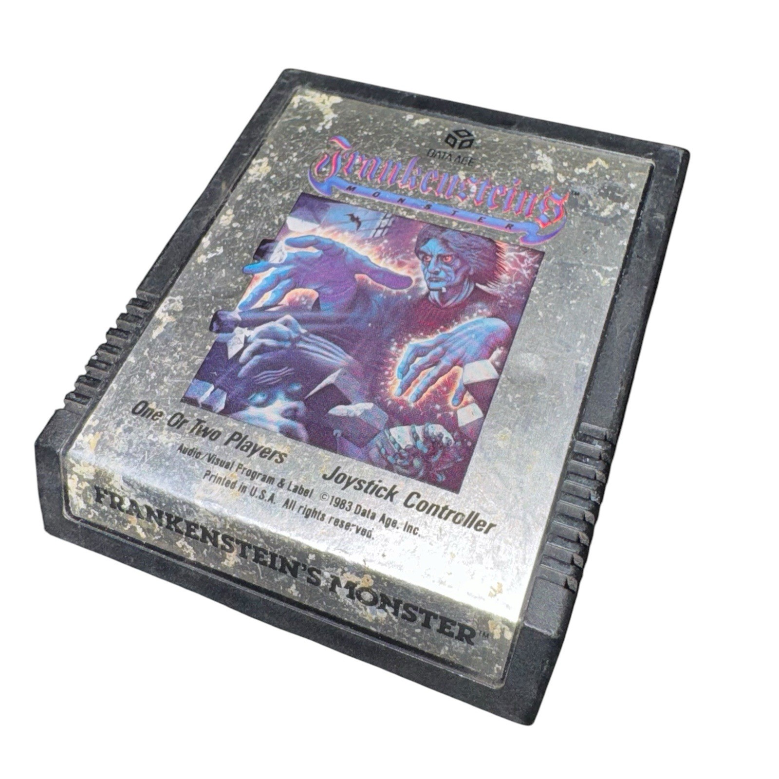 Frankenstein's Monster Atari 2600 1982 Data Age Video Game Cartridge Untested