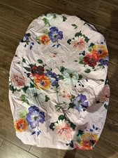 Pottery Barn Kids Hannah ORGANIC Cotton Floral Crib Fitted Bed Sheet Baby
